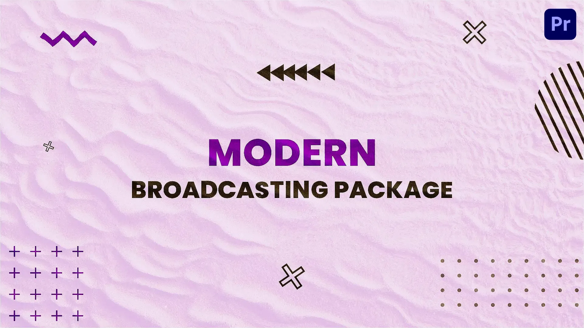 Modern Artistic Broadcast Package Template